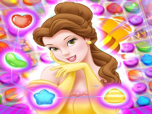 Belle Princess Match 3 Puzzle Online