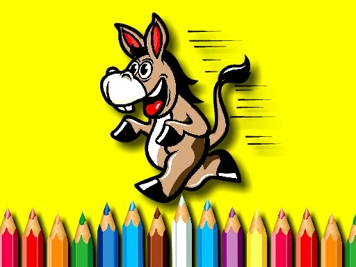 BTS Donkey Coloring Book Online