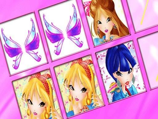 Winx Memory Match Online