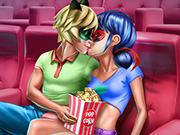 Dotted Girl Cinema Flirting